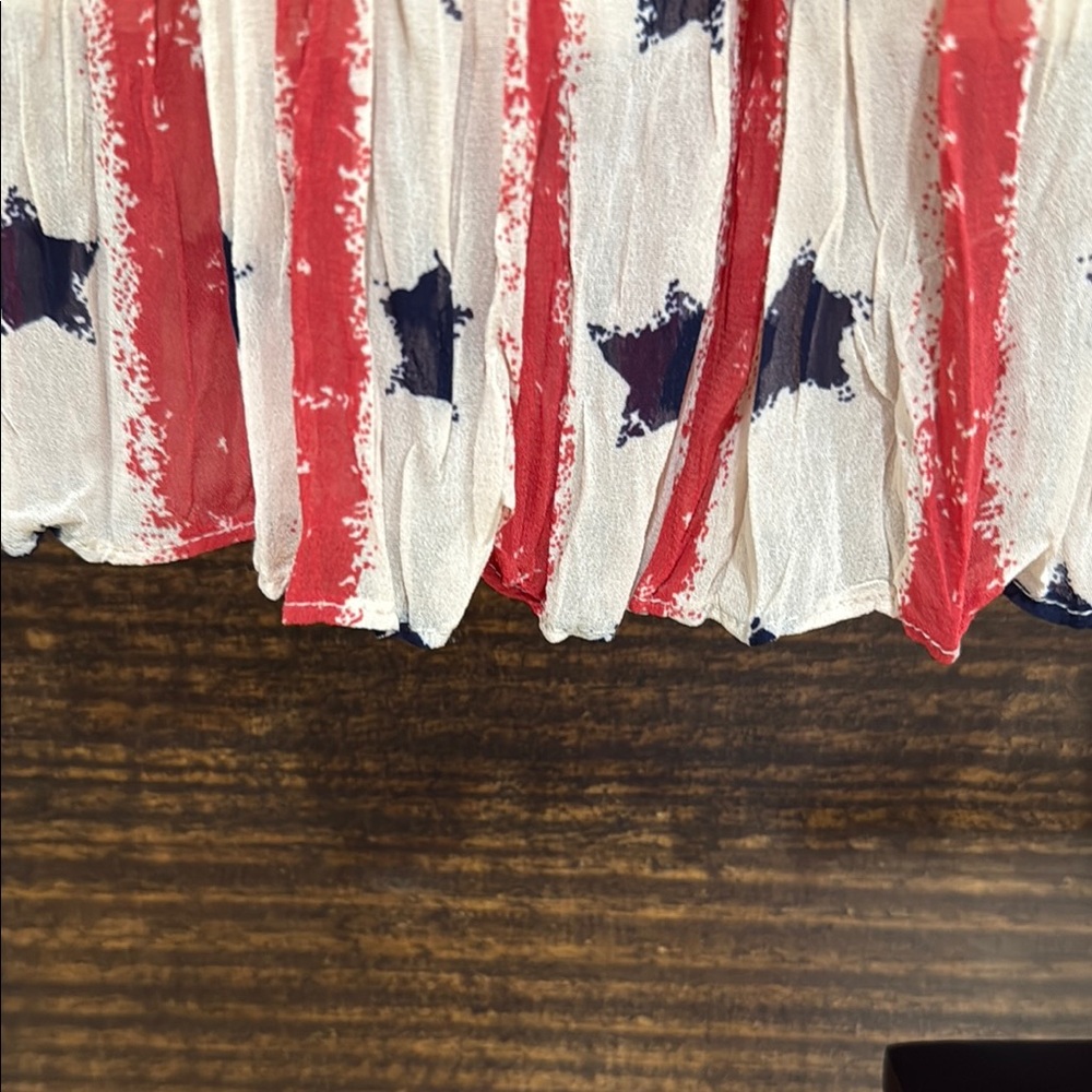 Patriotic fun skirt. . Red white and blue to celebrate. Cambridge Dry goods - Picture 4 of 7